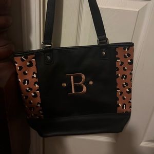 Thirty One tote with B monogram